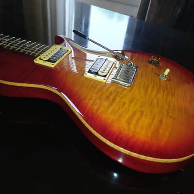 Paul Reed Smith prs sc 20th anniversary 2006 cherry Sunburst flamed maple top flying birds+ trem image 3