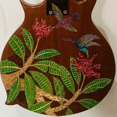Blueberry Handmade Five-String Electric Bass Guitar with Seymour Duncan Bassline Pickups image 8