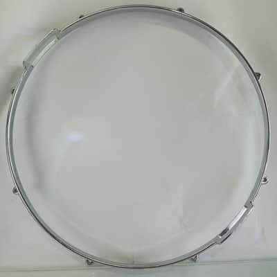 Premier 14" Die-Cast 8-Lug Snare Drum Resonant Rim/Hoop Chrome UK Vintage 50-60s image 7