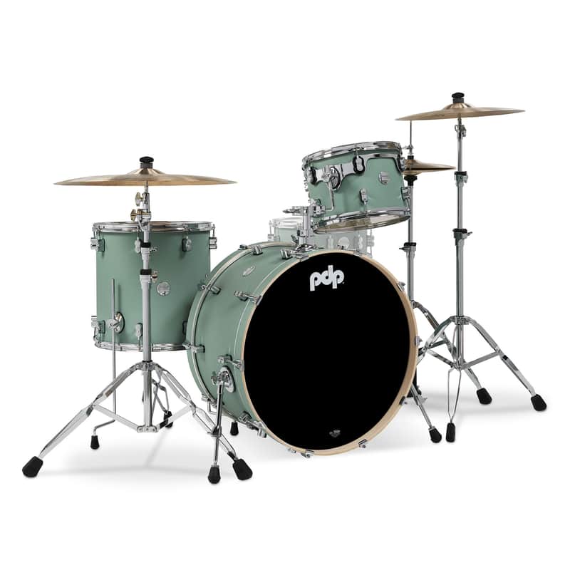 PDP Concept Maple Series 3-Piece Rock Shell Pack, Satin Seafoam image 1