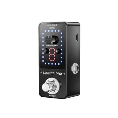 Looper Pro Tuner Effact Pedal Record 9 Loops LED Display image 2