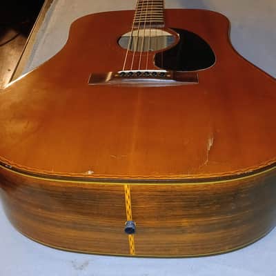 Vintage 1970s Tokai Model 35 Cedar Acoustic Guitar Hard Case Japan image 4