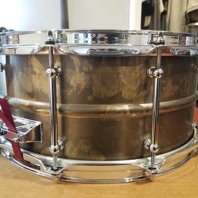 Taye Metalworks 2mm Brass Snare Drum - 14x6.5 image 7