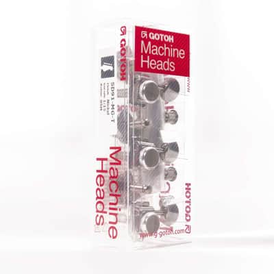 Genuine Gotoh MIJ SD91 6 Inline Vintage Locking Strat/Tele Tuners Nickel image 2