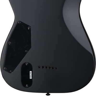 ESP LTD MH-1000B Baritone Electric Guitar, Black Satin, Open Box (Very Good) image 4