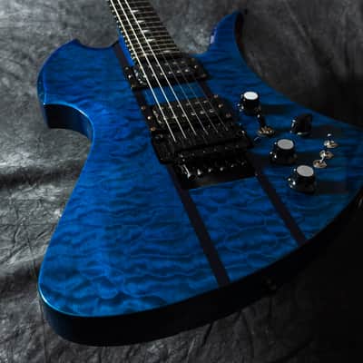 B.C. Rich Mockingbird ST 2013 - Trans Blue - VERY GOOD condition image 7