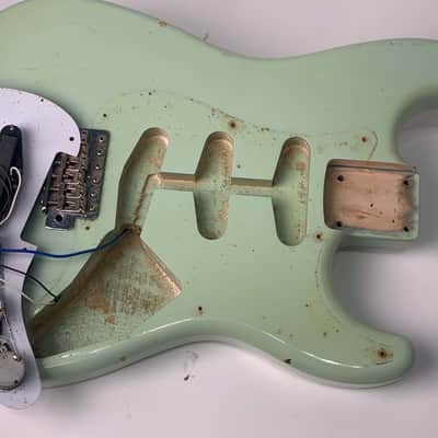 Fernandez Stratocaster body Strat Billie Joe Blue Green Day image 3