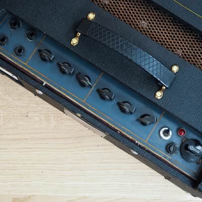 1964 Vox AC50/4 Mk II Big Box Vintage Tube Amp Head Gray Panel JMI UK, AC50 image 5