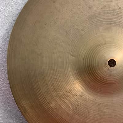 Zildjian 14" A. Zildjian '70s Stamp New Beat Hi-Hat Cymbal image 6