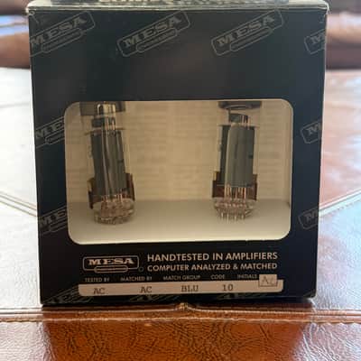 Mesa Boogie EL-84 / 6BQ5 Power Tubes (Matched Pair) 2020s - Clear Glass image 3