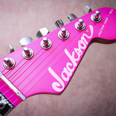 JACKSON USA Custom Shop Dinky HSH Floyd "Neon Pink + Ebony" (2026) image 12