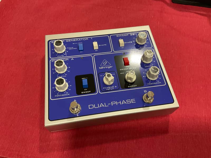 Behringer Dual-Phase Phaser Pedal (mint) image 1