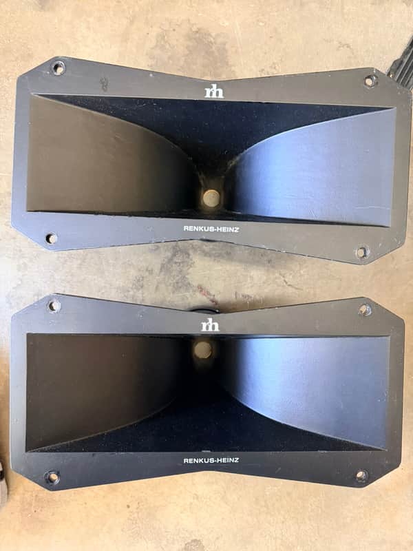 Renkus-Heinz SSD 1800-8 Horn Tweeters late 80's - black image 1