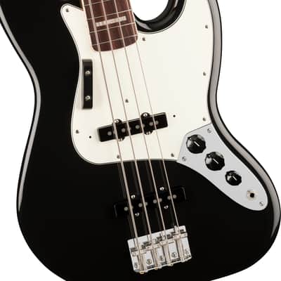 Fender Vintera III Early '70s Jazz Bass Rosewood FB Black with Bag image 3
