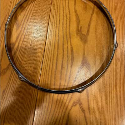 Slingerland Stick Saver Chrome Over Steel Hoop 12"- 6 lug Excellent (#2) image 2