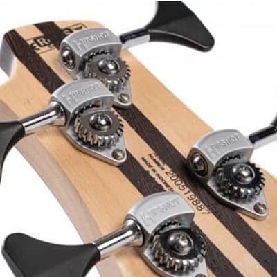 Cort Artisan A4 Plus Neck-Through Electric Bass, Open Pore Natural image 8