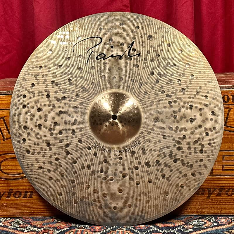 20" Paiste Signature Dark Energy Ride Mark I Cymbal 2378g *Video* image 1