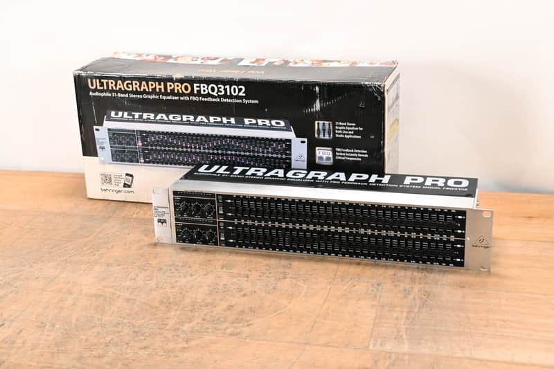 Behringer ULTRAGRAPH PRO FBQ3102 Dual 31-Band Graphic Equalizer CG01NNK image 1