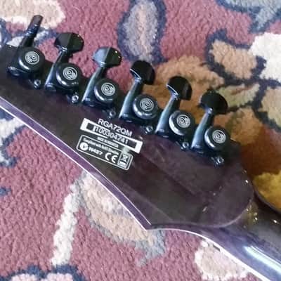 Ibanez RGA72QM Guitar - Quilt Top 2010 Transparent Grey image 6