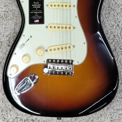 Mint Fender American Vintage II 1961 Sunburst Stratocaster Lefty Guitar w/Hard Case image 1