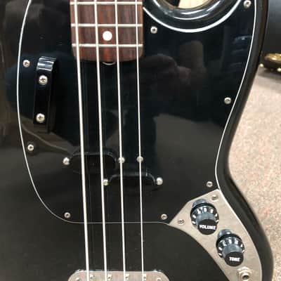 1978 Fender Mustang Bass with Rosewood Fretboard with Chip Case - Black image 8