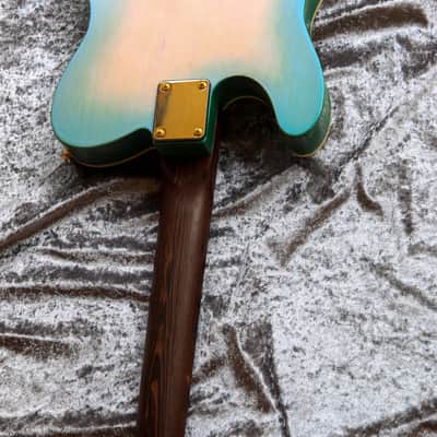 GB Liuteria Traditional tele green chameleon image 8