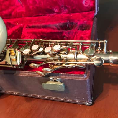 Vintage Vito Leblanc 35 System Alto Saxophone with original hard case Rationale French Beaugnier Sax image 8