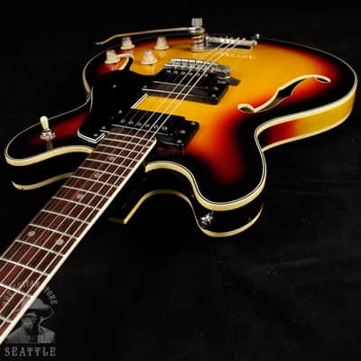 Trump Semi-Hollow Electric Guitar Sunburst image 6