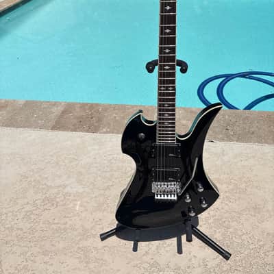 B.C. Rich Mockingbird 1990's Black Made in Japan MIJ w/ Bag | Reverb