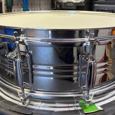 Vintage Pearl 70s Jupiter 5x14 Chrome over Brass Snare Drum image 6