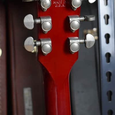 2000 Gibson USA Limited Edition ES-335 BP Translucent Red, Black Binding, Ebony Board w/OHSC, RARE image 12
