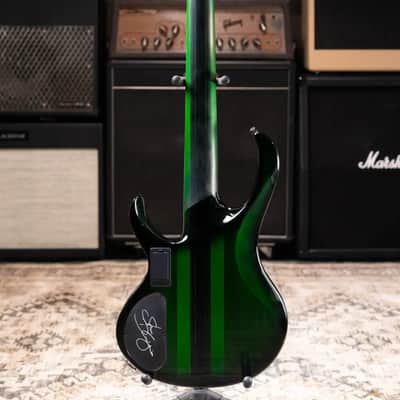 Ibanez Steve Di Giorgio Signature SDGB1-DMT 5-String Fretless Electric Bass - Dark Moss Burst image 7