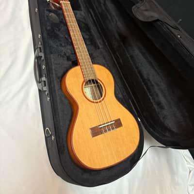 Kala Solid Cedar Top Acacia Tenor Ukulele New W/ Luna Lightweight Case KA-ATP-CTG image 1
