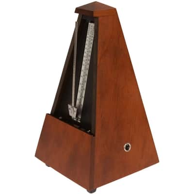 Wittner 803M 800/810 Series Maelzel Metronome Solid Wood Casing Walnut Brown Matte - No Bell image 3