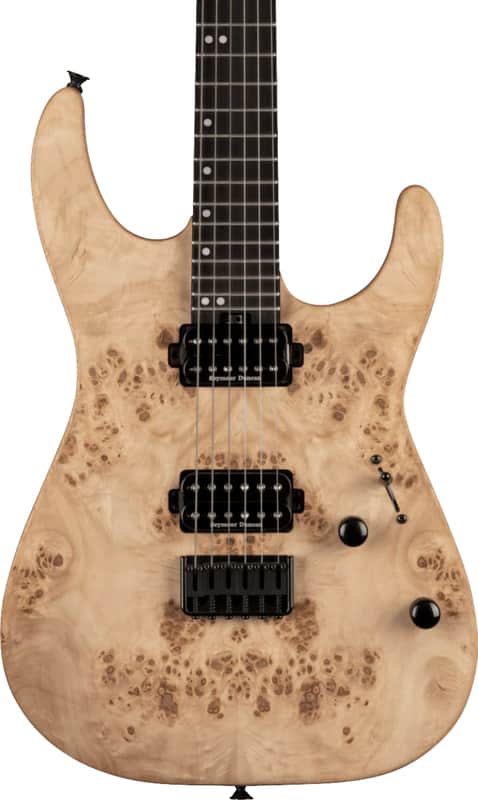 Charvel Pro-Mod DK24 Electric Guitar. HH HT E Mahogany with Poplar Burl, Ebony Fingerboard, Desert Sand image 1