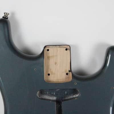 2009 Vintage Fender Custom Shop Stratocaster Custom Classic Charcoal Frost Metallic Alder Body w/COA USA Strat image 4