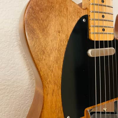 Partscaster Tele 2 Piece Alder Body One Piece Maple Neck Made with High End Parts 2026 - Walnut image 4