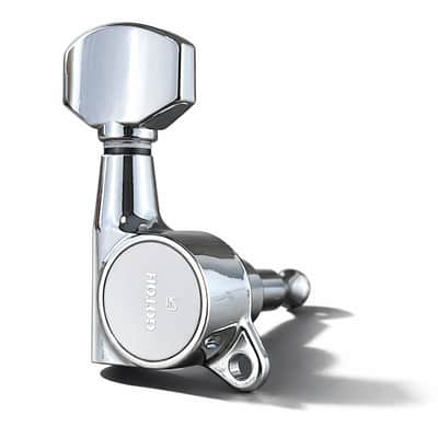 Gotoh Schaller style Knob Tuners - Chrome - SG381-07 - 6 in a line 07223CX image 1