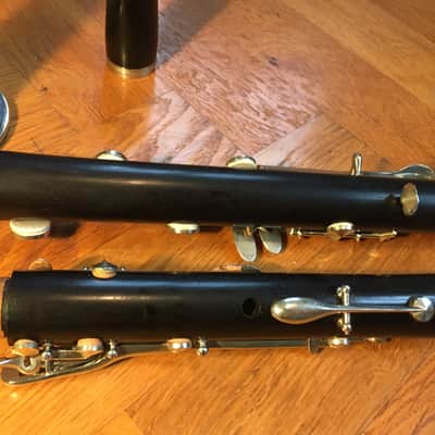 Buffet Crampon Ultra rare half Boehm, half Albert system Bb clarinet Probably 1920s - Refurbished image 12