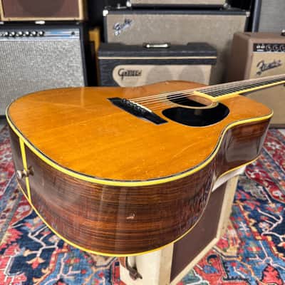 1979 Morris D28 Style X-Braced Dreadnought Model WE-40 Shadow Pickup image 18