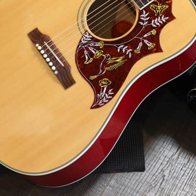Minty! 2005 Gibson Custom Shop Hummingbird Birds Eye Maple Dreadnought Acoustic Guitar Natural + OHSC image 7