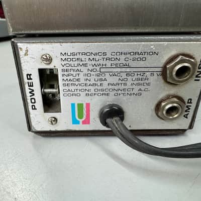 Mu-Tron Volume Wah 70s Vintage Musitronics Mutron image 5