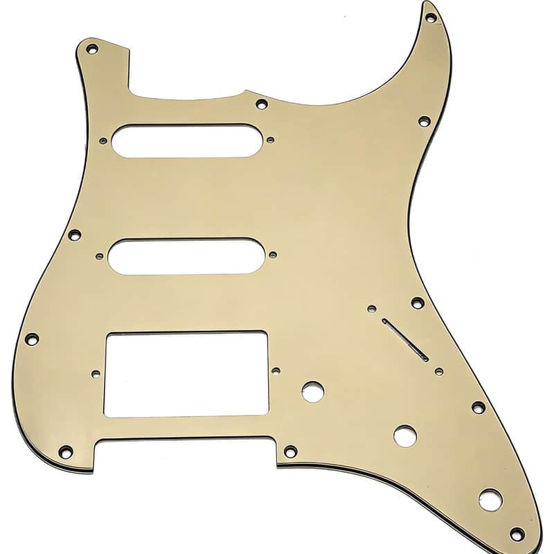 Electric Guitar Standard Stratocaster SSH Pickguard Start Pickguard Scratch Plate for Fender USA/Mexican Model Style 11-Hole (Cream 3-Ply) image 1