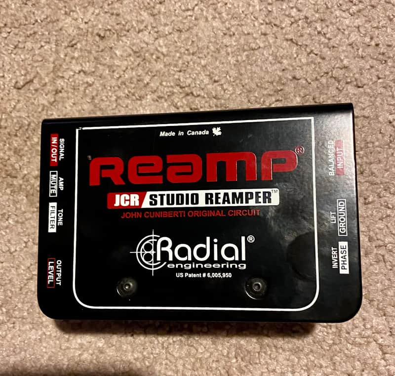 Radial Reamp JCR Studio Reamper 2010s - Black image 1