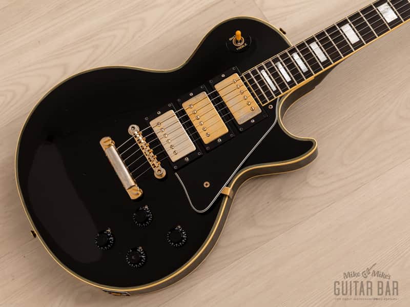 1979 Tokai Reborn Custom LC-110 BB Black Beauty Vintage 3 Pickup