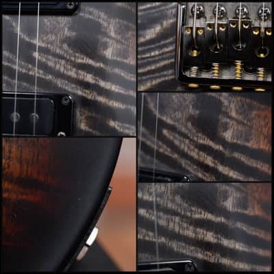 PRS 40th Anniversary Custom 24 Satin Limited Edition Mango Top Charcoal Tri-Color Burst 2025 w/OHSC image 13