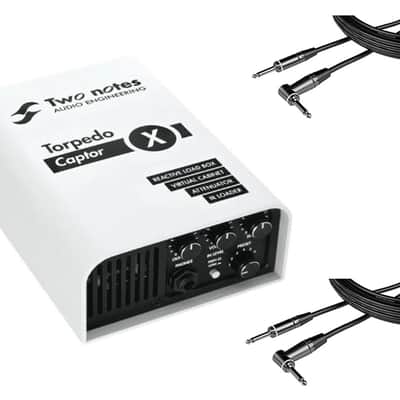 Two Notes Captor X - 16 Ohms + 2x Gator 20' RA Instrument Cable image 1