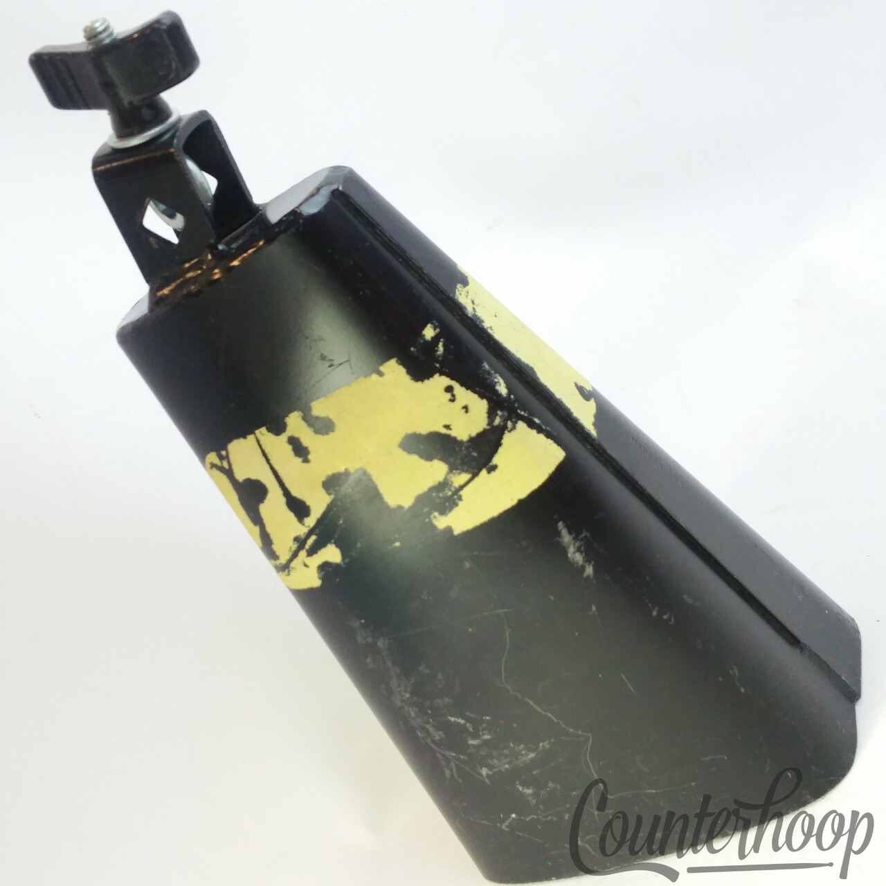 Latin Percussion Black Beauty Cowbell LP 7 1/2"x5 3/4"x2 1/2"Made In USA Vintage — main photograph