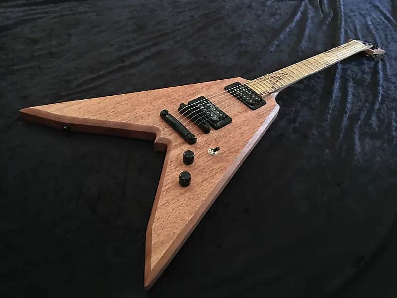 the Flying MV Black Diamond Guitar Hand Crafted In AMERICA image 1