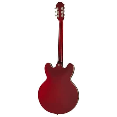 Epiphone Riviera Semi Hollow Body Electric Guitar Sparkling Burgundy image 3
